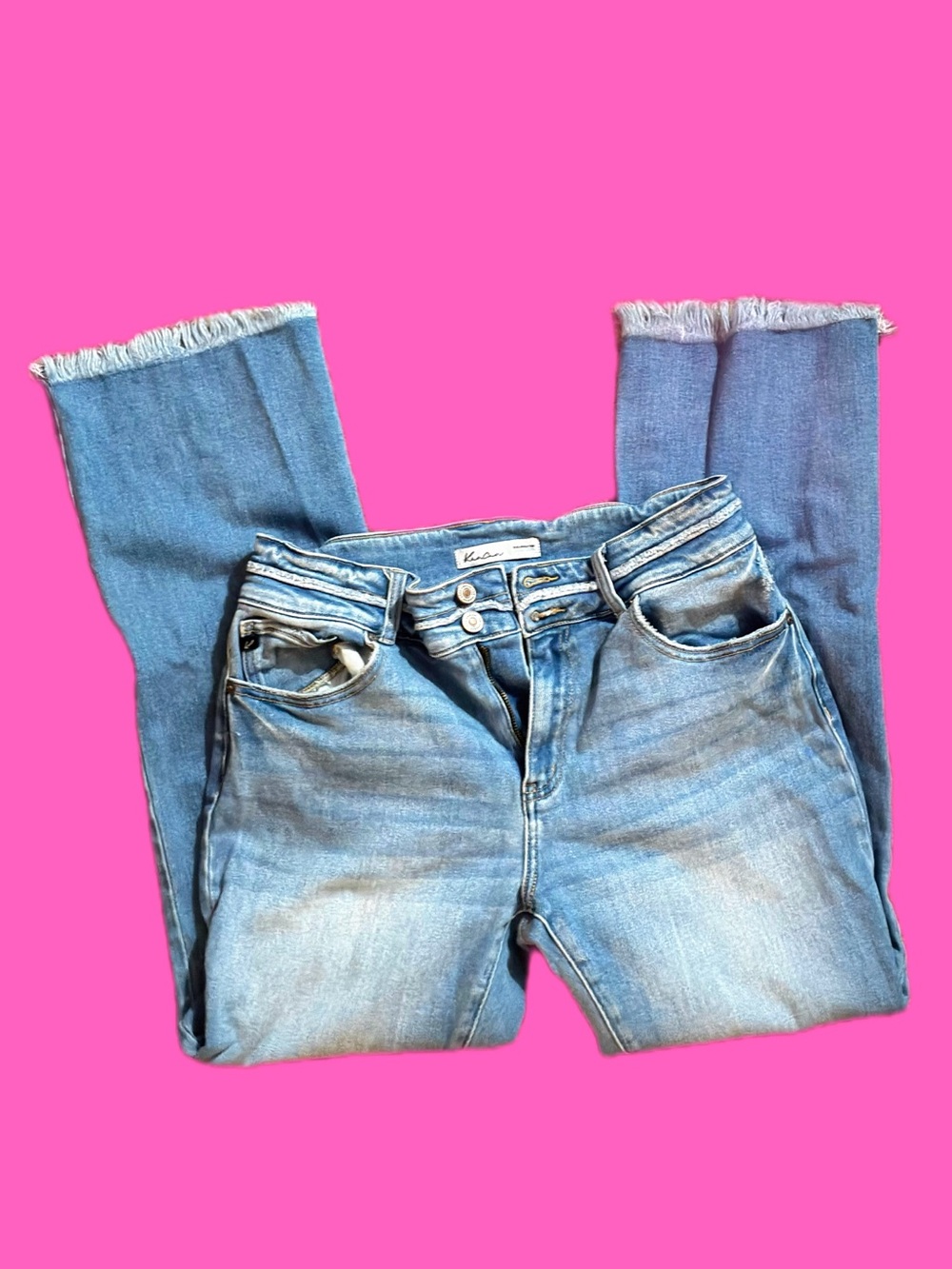 Kancan fringe jeans
